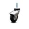 Service Caster 3 Inch Bright Chrome Hooded Neoprene Rubber 5/16 Inch Threaded Stem Caster SCC SCC-TS03S310-NPRB-BC-5161815 - alternate 2